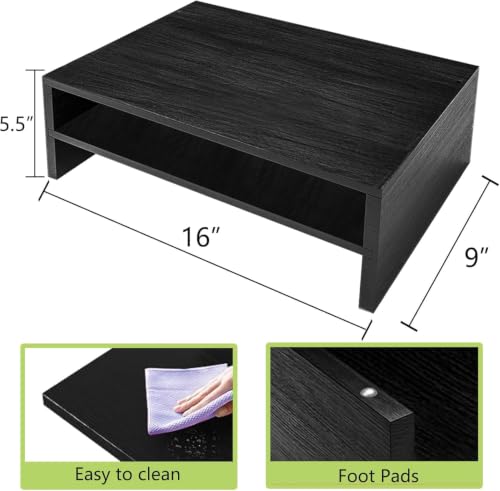 Simple Trending 2-Tier Monitor Stand Riser, Desk Storage - Image 4