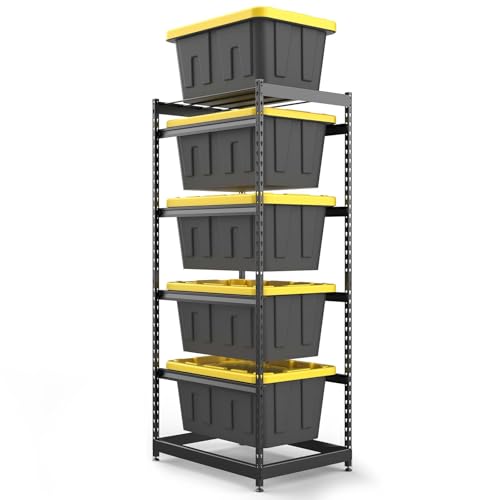 27 Gallon Tote Storage Rack, Heavy-Duty Storage Bin Rack - Image 2