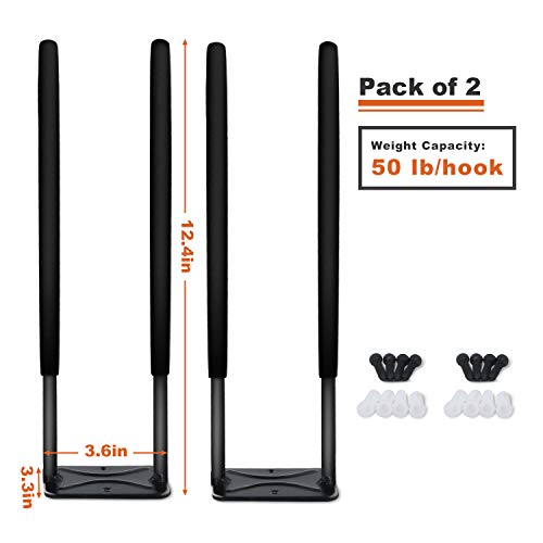 Wallmaster Wall Mount Garage Hooks, Heavy Duty Long | Garage Storage - Image 4