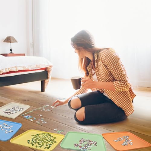Puzzle Sorting Trays, 12 x 8.7 Puzzle Stackable Sorter - Image 3