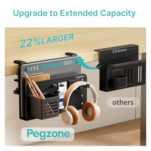 PEGZONE Desk Side Storage Organizer, Fits Flat Edge | All Products - Image 6