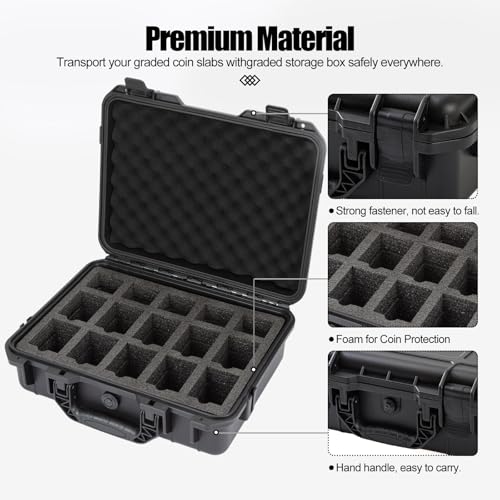 Coin Slabs Case Compatible with 140+ PCGS or NGC Coin - Image 4