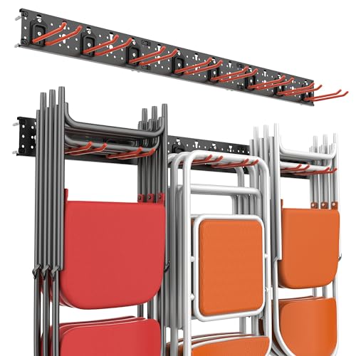 Wallmaster Wall Mount Garage Tool Storage Rack Folding - Image 2