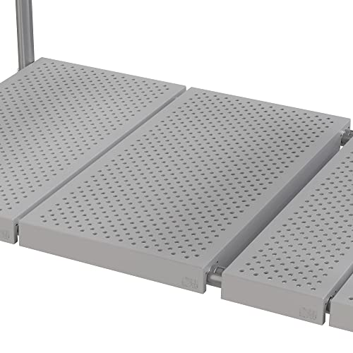 Deco Brothers Under Sink 2 Tier Expandable Shelf Organizer, Gray - Image 5