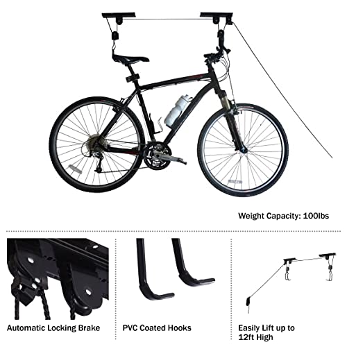 Garage Hoist Set of 2 - Includes 1 Kayak Pulley and 1 | Garage Storage - Image 8