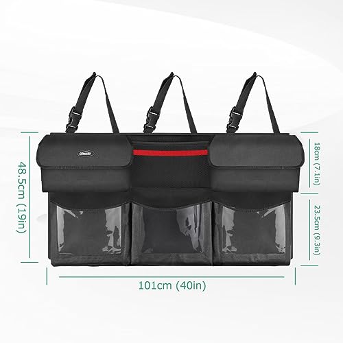 Oasser Trunk Organizer for Car, 6 Storage Compartments 40x19inch - Image 3
