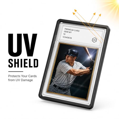 PSA Slab Protector 4 Pack, Tempered Glass Magnetic Display Case - Image 6