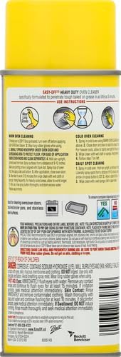 Easy Off Heavy Duty Oven Cleaner, Regular Scent 14.5 oz Can (Pack of 2)