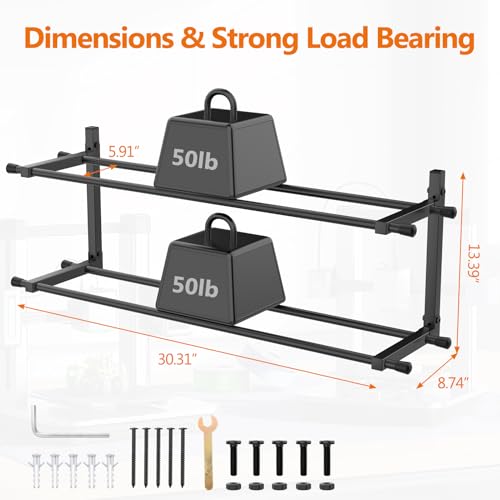 3D Printer Filament Storage Rack Wall Mount | Home Organization - Image 3
