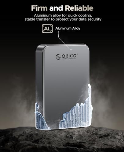 ORICO 512GB Magnetic Portable SSD, Metal Body - Image 7