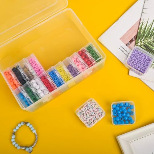 Bead Organizer Box, 30pcs Small Clear Plastic Storage Containers - Image 3