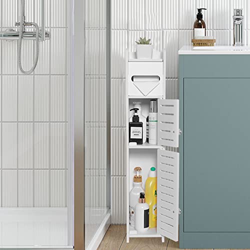 TuoxinEM Storage Cabinet for Small Spaces, Over The Toilet - Image 2