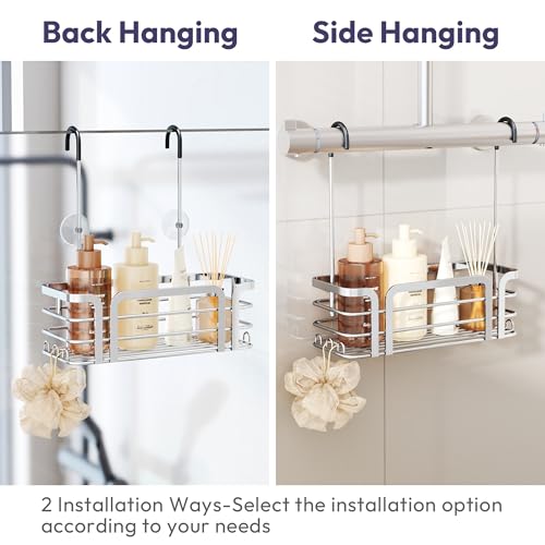 SWTYMIKI Shower Caddy Hanging Organizer - Over the Door Shower - Image 4