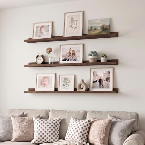 WOPITUES Floating Shelves for Wall, 36" Picture Ledge Shelf - Image 3