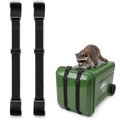 2PCS Bear Proof Trash Can Lock with Double Metal Claw, Heavy Duty - Image 2