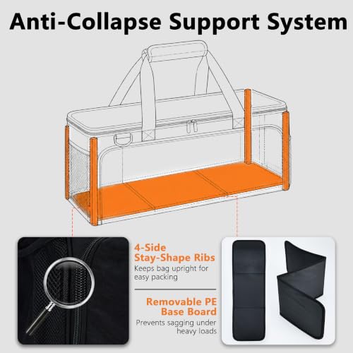 24” Grill Tool Storage with Rigid Bottom Board, BBQ Utensil Bag - Image 7