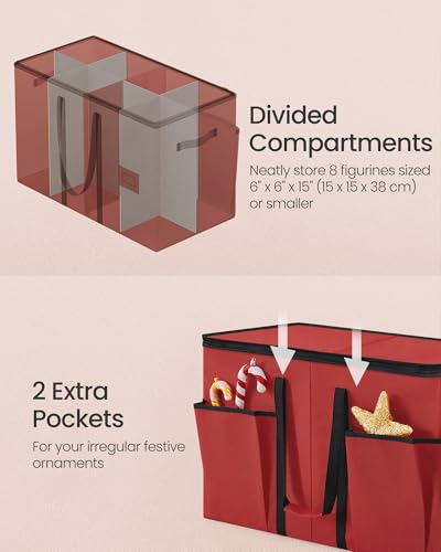 SONGMICS Christmas Storage Box for 15-Inch Figurines - Image 5