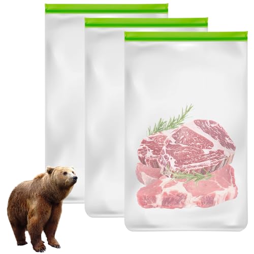 3 Pack Bear Bags for Food Backpacking, Odor Proof Bags - Image 2