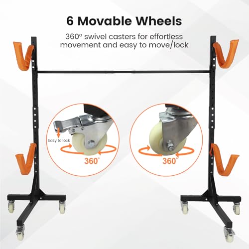 Freestanding Kayak Storage Rack 2 Kayaks/4 Kayaks - Image 6