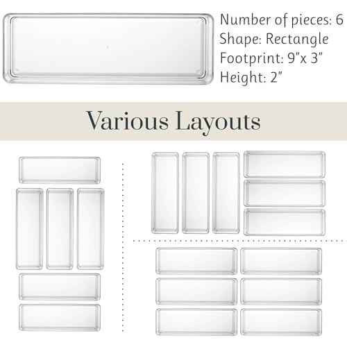 STORi SimpleSort 6-Piece Stackable Clear Drawer Orga | All Products - Image 6
