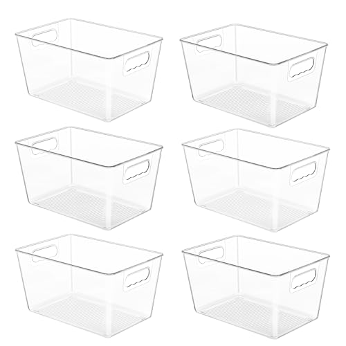 YIHONG 6 Pack Clear Storage Bins, Pantry Organizer B | All Products - Image 2