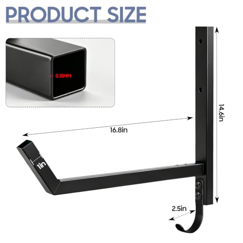 Wall Mount Kayak Storage Rack, Kayak Hooks for Garage Wall - Image 4