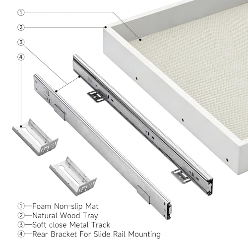 Expandable Pull Out Kitchen Drawer Cabinet organizer, 14"W - Image 4