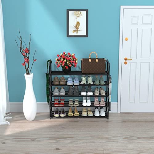 Hsscblet Shoe Rack for Closet, 5-Tier Metal Shelf St | All Products - Image 3