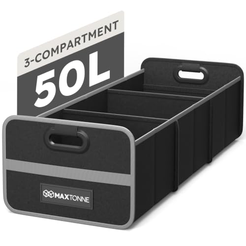 3-Comp Car Trunk Organizer with Securing Straps & | Home Organization - Image 2