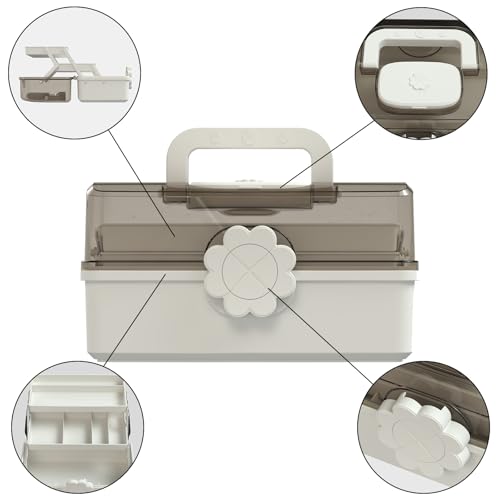Covetree Hair Accessories Organizer with Handle, Lockable - Image 6