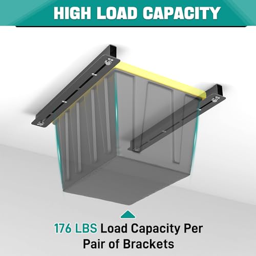 Ceiling Storage Rack, Heavy Duty Overhead Garage Storage Rack - Image 5