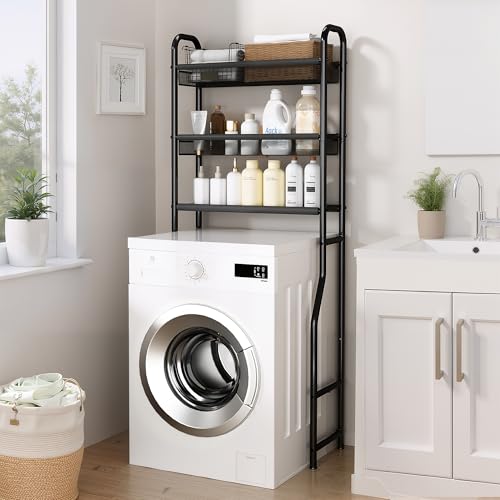 Over The Toilet Storage, 3-Tier Metal Bathroom Shelves - Image 8