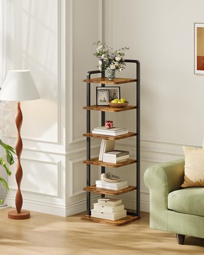6-Tier Vertical Shoe Rack, Narrow Shoe Tower - Image 5