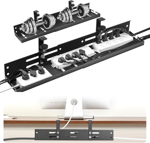 No Drill Under Desk Cable Management Tray, 17”-30” R | All Products - Image 2