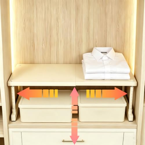 Adjustable Closet Shelf Organizer, Expandable Storage Rack - Image 4