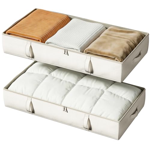 Side-Supported Under Bed Storage Containers, 6 Inches Tall - Image 2