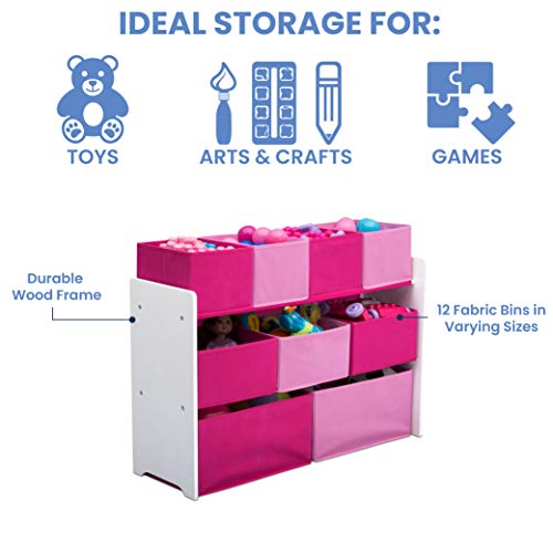 Delta Children Deluxe Multi-Bin Toy Organizer with Storage Bins - Image 5