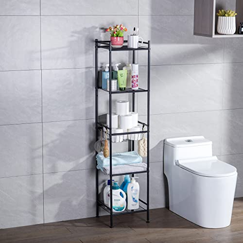 L&H UNICO 5-Tier Freestanding Shelving Units Adjustable Metal - Image 2
