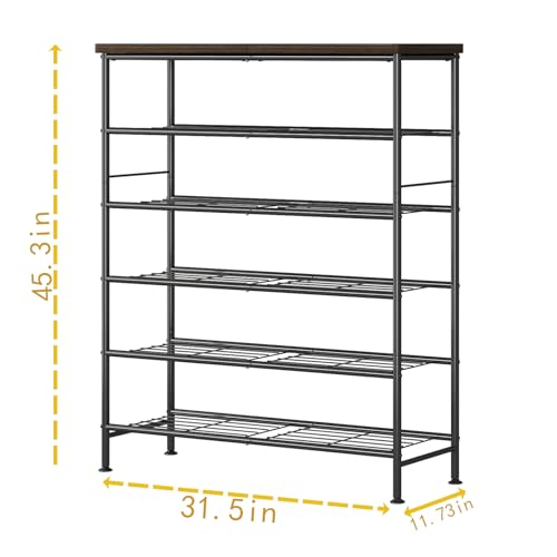 SUOERNUO 6 Tier Shoe Rack Organizer for Closet Shoe | All Products - Image 7