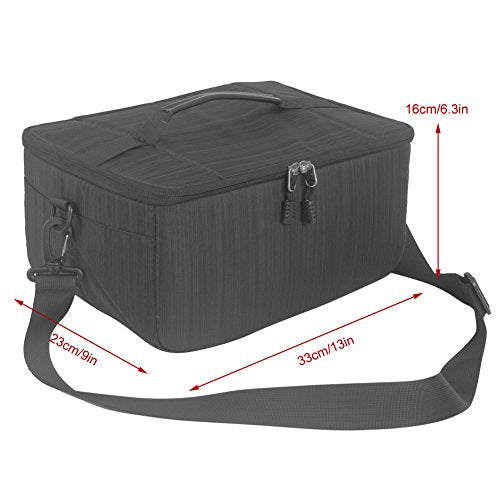 Koolertron Dslr Camera Insert Bag Purse Universal Liner Lens - Image 5