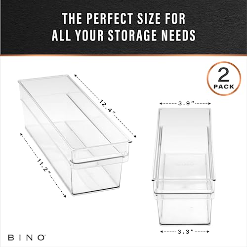 BINO | Plastic Storage Bins, Small - Shallow | THE HANDLER - Image 4