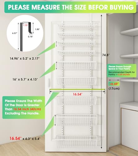 9-Tier Over-the-Door Pantry Organizer - Image 3