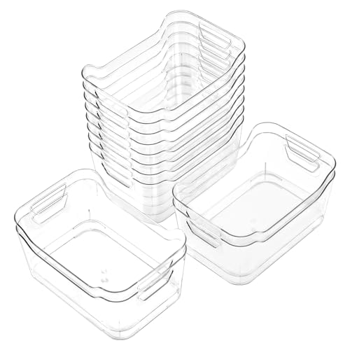 12 Pack Clear Plastic Storage Bins, Pantry Organizer | All Products - Image 2