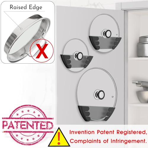Universal Pot Lid Organizer for Cabinet - Upgraded Patented - Image 5