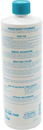 In The Swim Stain Away for Above Ground and Inground Swimming Pools - Removes Mineral Stains from Iron, Copper, and Magnesium in Swimming Pools - 1 Quart