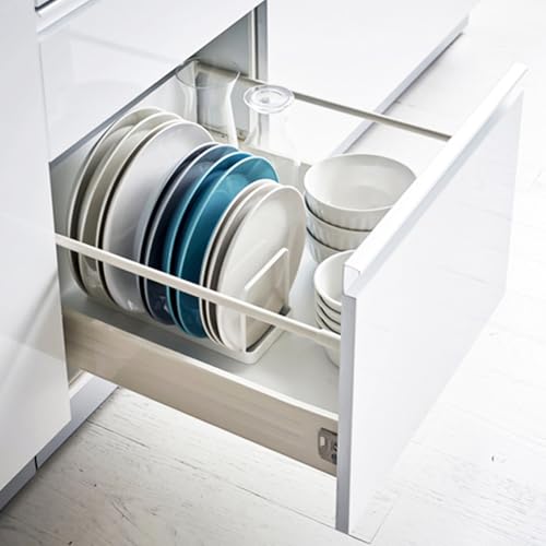 2 Pack Metal Dish Plate Rack Pot Lid Holder Kitchen Organizer - Image 7