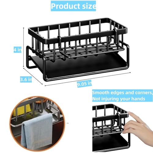 Sponge Holder for Kitchen Sink, Kitchen Sink Caddy Rustproof 304 - Image 5