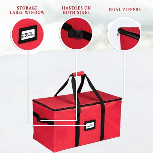 Christmas Ornament Storage Container,Box Stores Up to 54 - Image 7