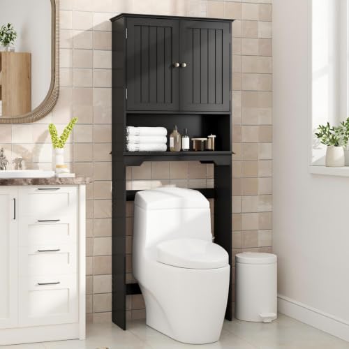 OLIXIS Over the Toilet Storage Cabinet, Bathroom Shelves - Image 2