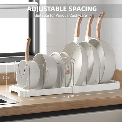 Expandable Pot and Pan Organizer Rack for Kitchen Ca | All Products - Image 6